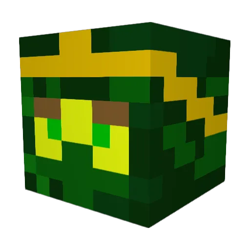 Atlasleowillams Minecraft avatar head, 3D render