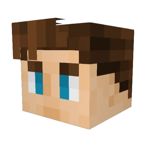 Atlasss05 Minecraft avatar head, 3D render