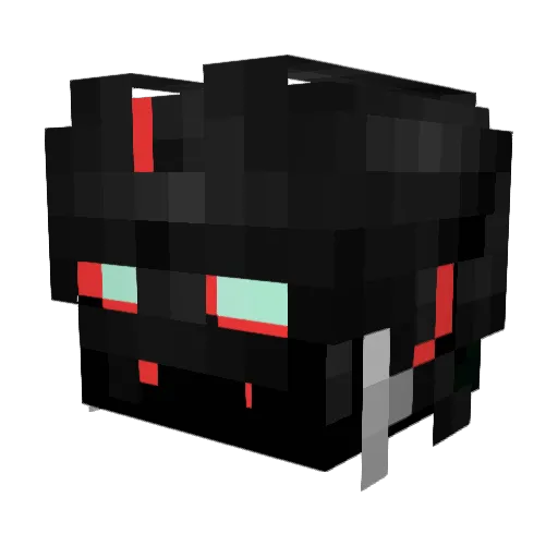Atlaszh Minecraft avatar head, 3D render