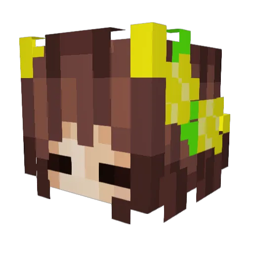 Atlis_Mars Minecraft avatar head, 3D render