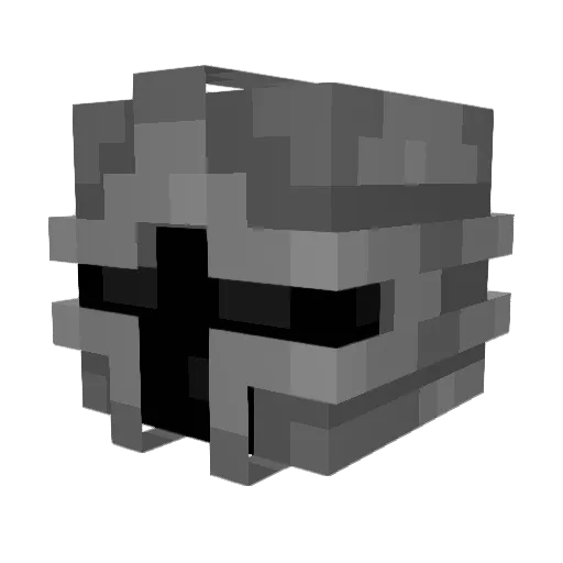 Atmori Minecraft avatar head, 3D render