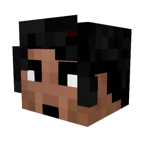 Ato_EL_ Minecraft avatar head, 3D render
