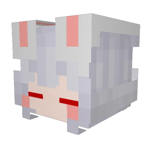 Atobek Minecraft avatar head, 3D render