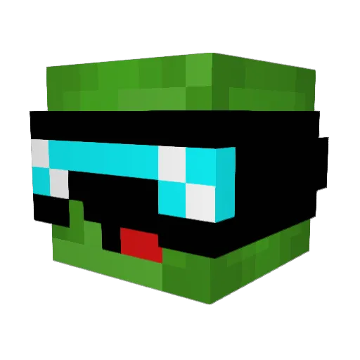 AtollPapiern1 Minecraft avatar head, 3D render