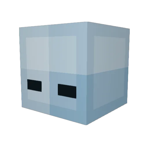 Atolvan Minecraft avatar head, 3D render
