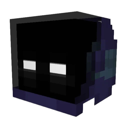 AtomStein Minecraft avatar head, 3D render