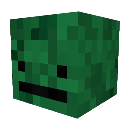 AtomatoGuy Minecraft avatar head, 3D render