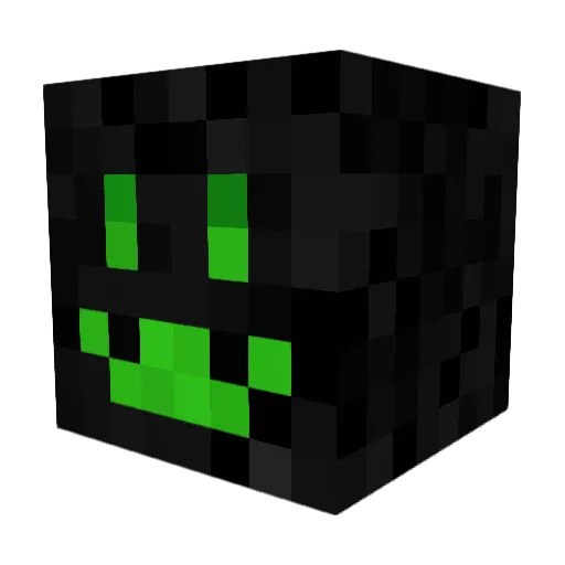 AtomiSize Minecraft avatar head, 3D render