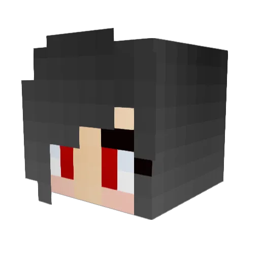 Atomic78 Minecraft avatar head, 3D render