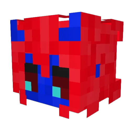 AtomicBawmb Minecraft avatar head, 3D render