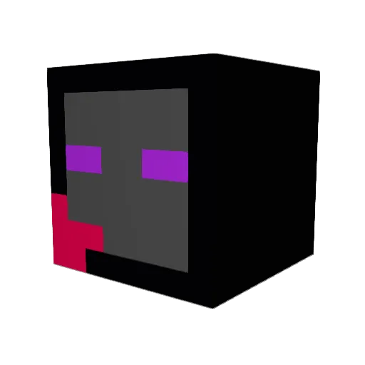 AtomicDarth Minecraft avatar head, 3D render