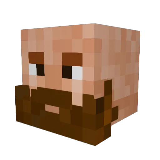 AtomicDrachen Minecraft avatar head, 3D render