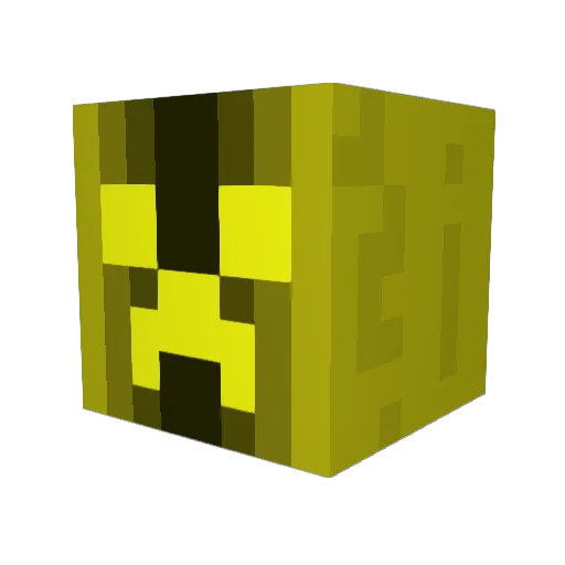 AtomicSandwich56 Minecraft avatar head, 3D render