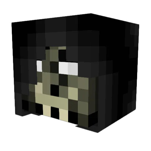 AtomicZombie101 Minecraft avatar head, 3D render