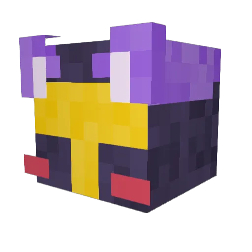 Atomic_Sock_ Minecraft avatar head, 3D render