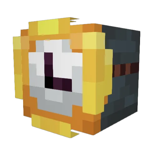 Atomic_Zane Minecraft avatar head, 3D render