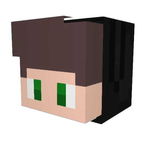 Atomicboy02 Minecraft avatar head, 3D render