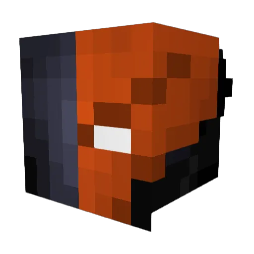 Atomix124 Minecraft avatar head, 3D render