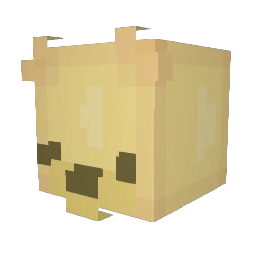 Atomix_King Minecraft avatar head, 3D render