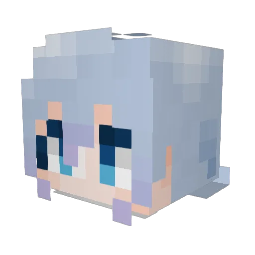 Atone_44 Minecraft avatar head, 3D render