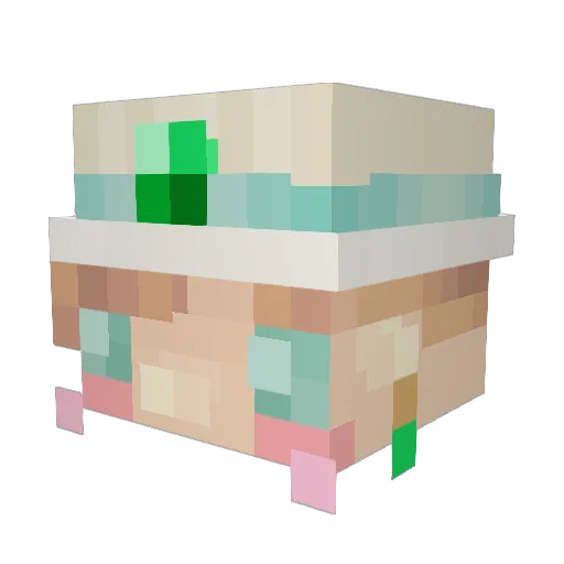AtorBuilds Minecraft avatar head, 3D render