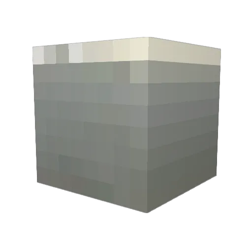 Atoska Minecraft avatar head, 3D render