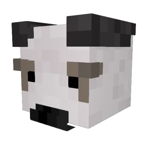 Atrain08 Minecraft avatar head, 3D render