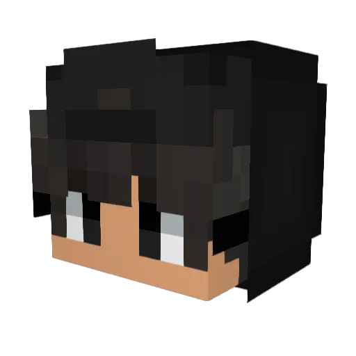 Atrain_156 Minecraft avatar head, 3D render