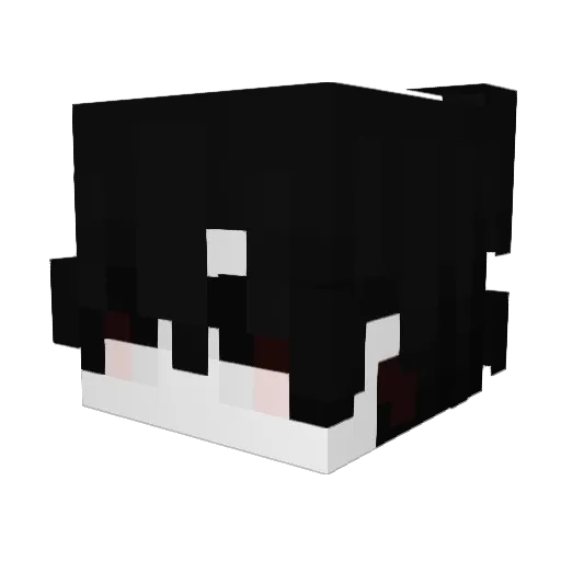 Atrevimiento Minecraft avatar head, 3D render