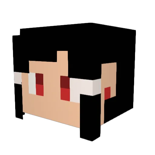 Atria_958 Minecraft avatar head, 3D render