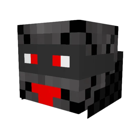 Atromix97 Minecraft avatar head, 3D render