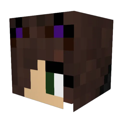 Atropine_Dreams Minecraft avatar head, 3D render