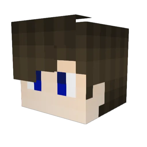 AtrusOfDni Minecraft avatar head, 3D render