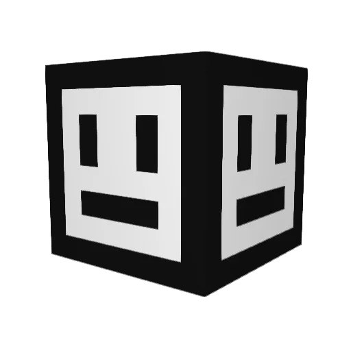 Atsukill Minecraft avatar head, 3D render