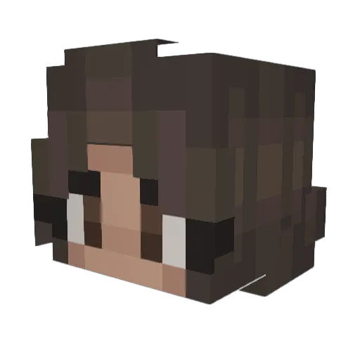 AttaGirl420 Minecraft avatar head, 3D render