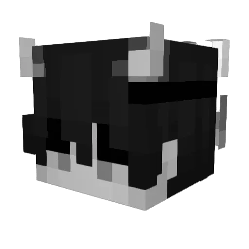 Attackerne Minecraft avatar head, 3D render