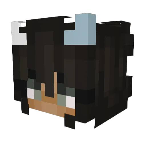Attackwolf2006 Minecraft avatar head, 3D render