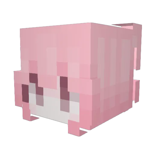 Attendez_ Minecraft avatar head, 3D render