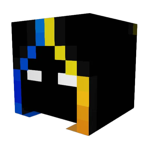 Attic_ Minecraft avatar head, 3D render