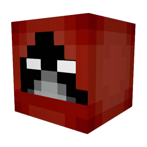 Atticus07 Minecraft avatar head, 3D render