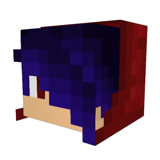Attila1967 Minecraft avatar head, 3D render