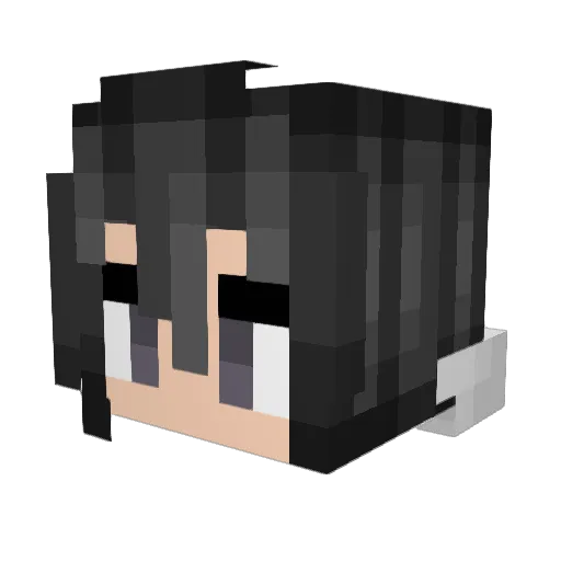 Attitudez Minecraft avatar head, 3D render
