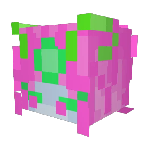 Atvoo Minecraft avatar head, 3D render