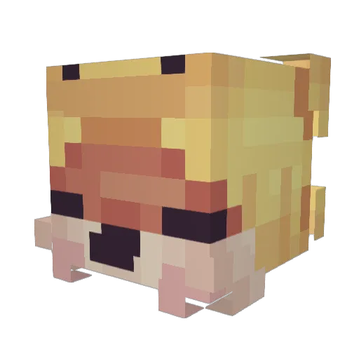 AtyaGatyaMatya Minecraft avatar head, 3D render