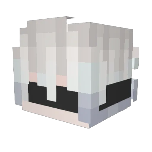 Atyeb Minecraft avatar head, 3D render