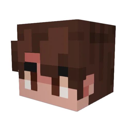 Atyrx1 Minecraft avatar head, 3D render