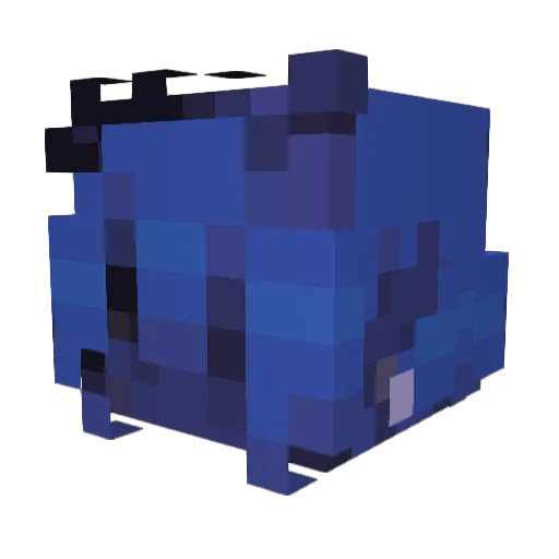 Au040114 Minecraft avatar head, 3D render