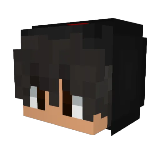Auba60 Minecraft avatar head, 3D render