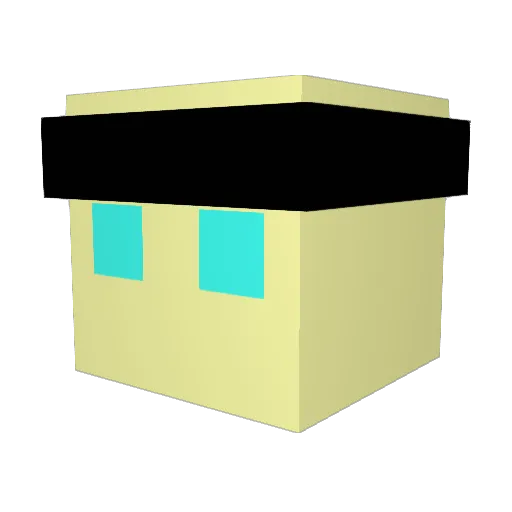 AuberReus Minecraft avatar head, 3D render