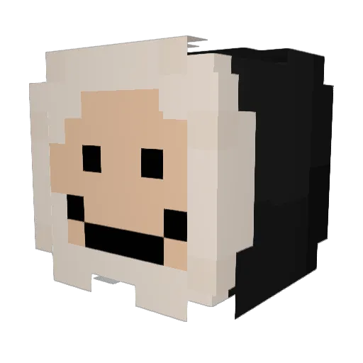 Aubrey4678 Minecraft avatar head, 3D render